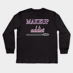 makeup addict Kids Long Sleeve T-Shirt